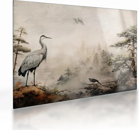 Obraz na szkle - Krajobraz z kreskówki (70x50 cm)