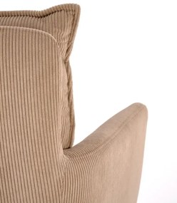 Krzesło tapicerowane K528 cappuccino obracane HALMAR