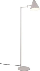 Lampa stojąca z elastyczną konstrukcją w kolorze kości słoniowej (wysokość 126,5 cm) Cosima – Trio