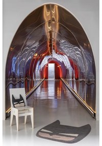 Czarny wełniany dywan dziecięcy tkany ręcznie odpowiedni do prania 90x120 cm BatBoy – Lorena Canals
