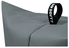 Pomarańczowy worek do siedzenia z imitacji skóry Icy Sofa – So Soft?