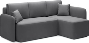 PROMOCJA Ciemnoszary narożnik HADSON prawy róg II klasa jakości Wersja: Prawy róg