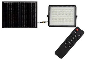 LED zewnętrzny solarny reflektor 20W 3,2V 4000K czarny + DO