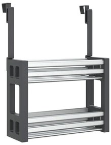 Aluminiowy zawieszany organizer kuchenny - Elix