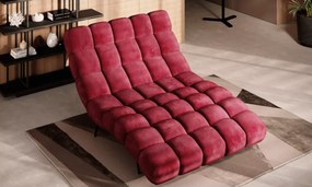 Nowoczesny szezlong pikowany Del 120 chesterfield do salonu