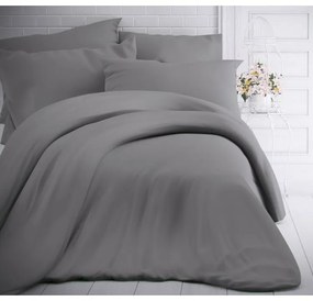 Kvalitex Pościel bawełniana jasnoszara, 140 x 200 cm, 70 x 90 cm, 140 x 200 cm, 70 x 90 cm