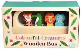 Drewniany autobus Colourful Creatures – Rex London