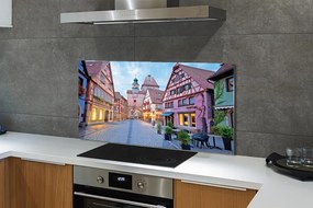 Panel Szklany Urokliwe Niemieckie Stare Miasto