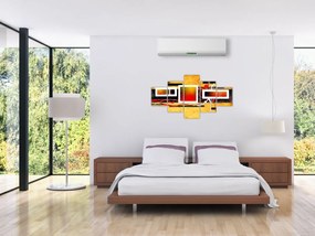 Obraz - Abstrakcja (125x70 cm)