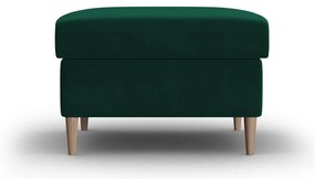 Zielony aksamitny podnóżek Kyoto – Cosmopolitan Design