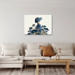 Obraz - Marmurowy profil kobiety (70x50 cm)