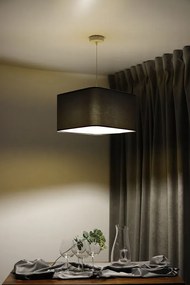 Lampa wisząca KWADRO SUE 40w20 grafitowa/złota BPS KONCEPT
