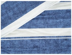 Niebieska pościel jednoosobowa z kory 140x200 cm Blue Line – B.E.S.