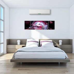 Obraz - Abstrakcja, kosmiczne robaki (170x50 cm)