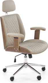 Fotel biurowy z oparciem ze sklejki Timber Halmar