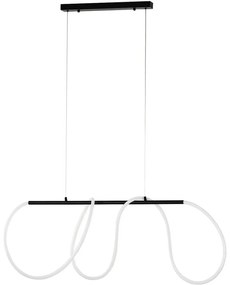 Żyrandol LED na lince FLEXI LED/45W/230V 4000K czarny