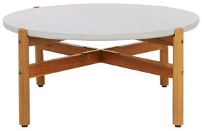 Okrągły stolik ogrodowy z blatem z terrazzo ø 84,5 cm Terracina – House Nordic