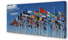 Zdjęcie na płótnie Różne Flagi Narodowe