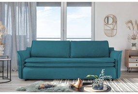 Turkusowa rozkładana sofa Miuform Charming Charlie