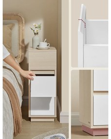 Stolik pomocniczy E1065, dąb