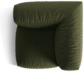 Zielony moduł sofy (strona zmienna) Martina – Micadoni Home