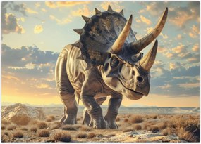 Obraz - Triceratops (70x50 cm)