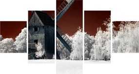 Obraz młyna (125x70 cm)