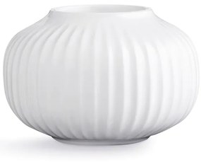 Biały porcelanowy świecznik na tealighty Kähler Design Hammershoi, ⌀ 10 cm