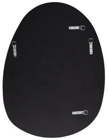 Lustro ścienne, podświetlane srebrne/niebieskie 80/60 cm PLAZA