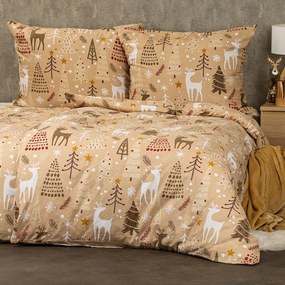 4Home Pościel flanelowa Festive, 140 x 200 cm, 70 x 90 cm, 140 x 200 cm, 70 x 90 cm