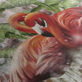Obraz - Flamingi (170x50 cm)