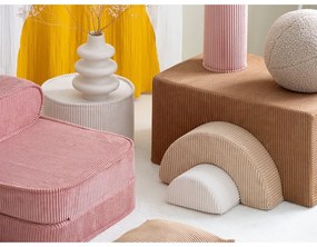 Brązowy sztruksowy piankowy plac zabaw 3 szt. wysokość 37 cm 75x49 cm Rainbow Montessori – Wigiwama