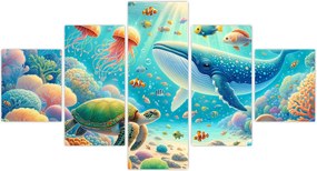 Obraz - Świat pod wodą (125x70 cm)