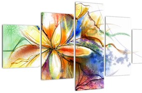 Obraz - Kwiat (125x70 cm)