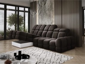 Narożnik TOLLO MINI S Lewostronny Elektryczna regulacja Salvador 04 kolor Szary WERSAL