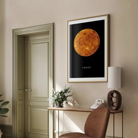 Plakat Wenus 21x30 cm z ramą złotą z marginesem ARTGEIST B