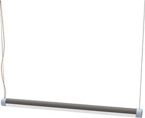 Szara lampa wisząca LED ze ściemniaczem Interplay – Hübsch