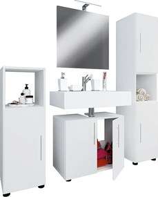 4-częściowy zestaw mebli łazienkowych Complete Flandu II