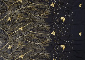 PrzytulneMieszkanie.pl PrzytulneMieszkanie.pl Pościel z mikrowłókna VISATA czarna Rozmiar pościeli: 70 x 80 cm | 140 x 200 cm