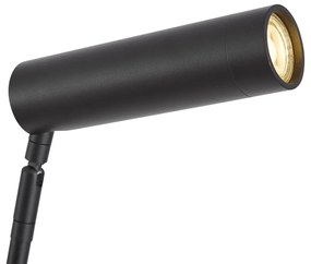 Nowoczesna lampa podłogowa czarna 2-źródła światła GU10 35mm - Thomas Nowoczesny Oswietlenie wewnetrzne