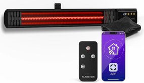 Klarstein Phantom Smart 2000W Promiennik Podczerwieni na Ścianę Czarny