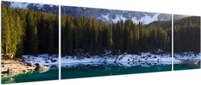 Obraz - Jezioro Karersee (170x50 cm)