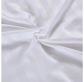 PrzytulneMieszkanie.pl PrzytulneMieszkanie.pl Hotelowa pościel z mikrofibry JASMINE biała - pasek 2 cm Rozmiar pościeli: 70 x 90 cm | 140 x 200 cm