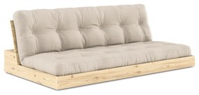 Beżowa rozkładana sofa 196 cm Base – Karup Design