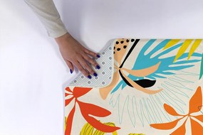 Dywanik łazienkowy Dywanik łazienkowy Rośliny wzór