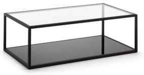 Czarny stolik Kave Home Green Hill, 110x60 cm