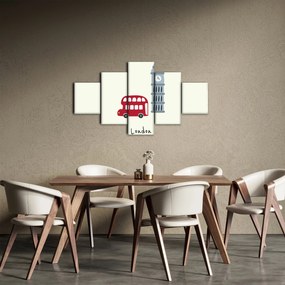 Obraz - Miasta Europy N⁰3 (125x70 cm)