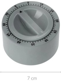 Minutnik z gumową powłoką, Ø 7 cm