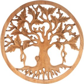 Dekoracja drewniana ręcznie robiona drzewo życia 30 cm