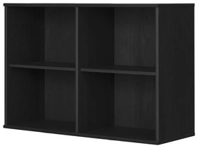 Czarny regał wiszący w dekorze jesionu 89x61 cm Mistral – Hammel Furniture